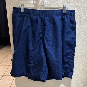 Nike Men's 2XL Navy Athletic Shorts with pockets